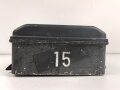 Umformer U 15a datiert 1943. Der Deckel alt überlackiert, sonst gut. Funktion nicht geprüft, selten
