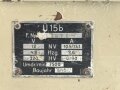 Umformer U 15b datiert 1945. Überlackiertes Stück, Funktion nicht geprüft