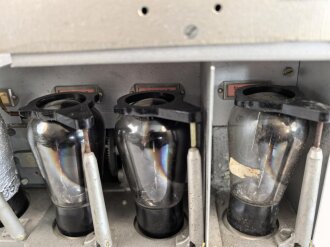 Telefunken 15 Watt Sender - Empfänger SE 469 A. Originallack, um 1939, Funktion nicht geprüft