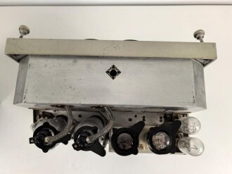 Telefunken 15 Watt Sender - Empfänger SE 469 A. Originallack, um 1939, Funktion nicht geprüft