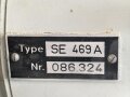 Telefunken 15 Watt Sender - Empfänger SE 469 A. Originallack, um 1939, Funktion nicht geprüft