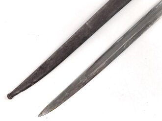 Österreich, Seitengewehr Kropatschek Modell 1886, Herstellermarke auf Klingenrücken Steyr 1886