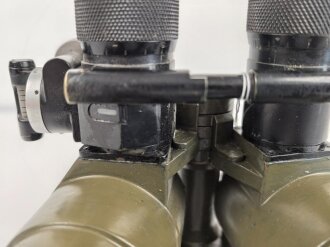 Scherenfernrohr 14 Z, Hergestellt von Carl Zeiss Jena. Gute Optik, Verstellringe gängig, deutliche Strichplatte. Neuzeitlich überlackiert