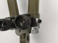 Scherenfernrohr 14 Z, Hergestellt von Carl Zeiss Jena. Gute Optik, Verstellringe gängig, deutliche Strichplatte. Neuzeitlich überlackiert