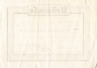 Deutscher Kleinkaliber Schützenverband, Urkunde...