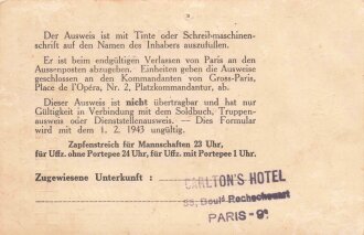 "Befristeter Ausweis" für den Aufenthalt...