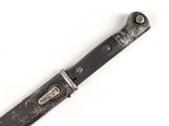 1. Weltkrieg, Seitengewehr 14. gereinigtes Stück, Hersteller Odeon