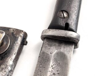 1. Weltkrieg, Seitengewehr 14. gereinigtes Stück, Hersteller Odeon