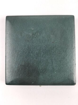 III.Reich, Medaille für langjährige Mitarbeit im Dienste der Pfälzischen Wirtschaft, Zink versilbert, Durchmesser 79 mm, im Etui