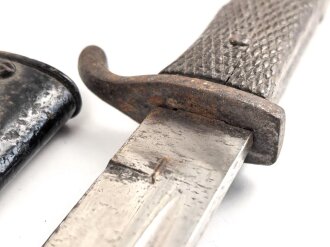 Extraseitengewehr KS98, frühe Wehrmacht, nicht aufpflanzbares Stück, ungereinigt