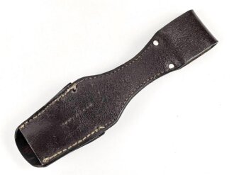 Koppelschuh zum Seitengewehr M84/98 für k98 der Wehrmacht. getragenes , dunkelbraunes Stück, datiert 1939