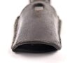 Koppelschuh zum Seitengewehr M84/98 für k98 der Wehrmacht. getragenes , dunkelbraunes Stück, datiert 1939
