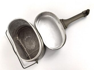 Kochgeschirr Wehrmacht, Originallack, HRE42. Ungereinigtes Stück