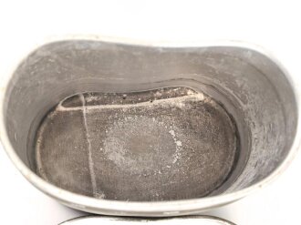 Kochgeschirr Wehrmacht, Originallack, HRE42. Ungereinigtes Stück