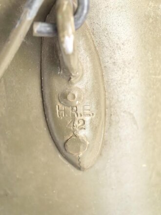 Kochgeschirr Wehrmacht, Originallack, HRE42. Ungereinigtes Stück