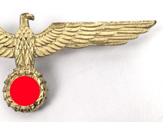 Kriegsmarine, Metallbrustadler, Buntmetall vergoldet