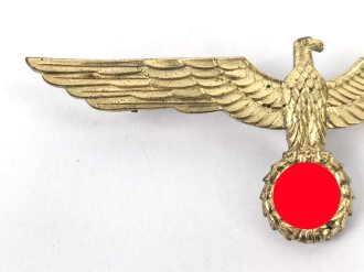 Kriegsmarine, Metallbrustadler, Buntmetall vergoldet