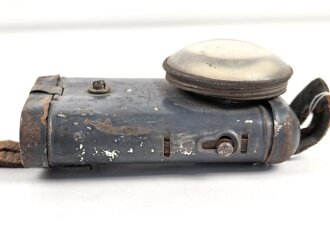 Taschenlampe ohne Bezeichnung, Originallack, Funktion nicht geprüft
