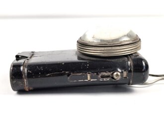 Taschenlampe ohne Bezeichnung, Originallack, Funktion nicht geprüft