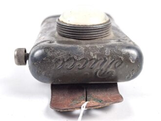 1. Weltkrieg, Taschenlampe "Ricco" , Originallack, Funktion nicht geprüft