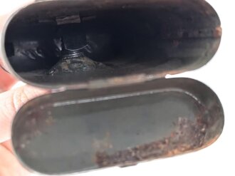 1. Weltkrieg, Taschenlampe "Ricco" , Originallack, Funktion nicht geprüft