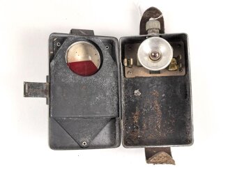 Taschenlampe ohne Bezeichnung, Originallack, Funktion nicht geprüft
