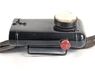 1. Weltkrieg, Taschenlampe "Militaria" , Überlackiert, Funktion nicht geprüft