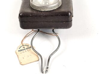 Taschenlampe ohne Bezeichnung, Originallack, Funktion nicht geprüft