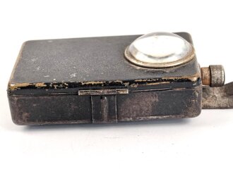 Taschenlampe ohne Bezeichnung, Originallack, Funktion nicht geprüft