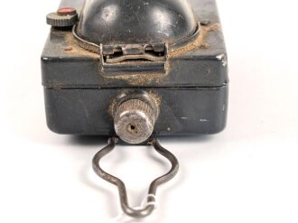 Taschenlampe ohne Bezeichnung, Originallack, Funktion nicht geprüft