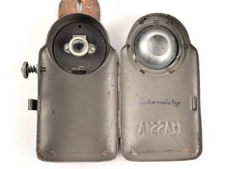 Taschenlampe "Hassia". Originallack, Funktion nicht geprüft