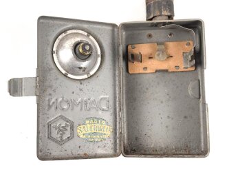 Taschenlampe "DAIMON" Originallack,  Funktion nicht geprüft