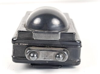 Taschenlampe "Daimon Telko Duo" Originallack, Eigentumsvermerk " Reichsbahndirektion Stuttgart"  Funktion nicht geprüft