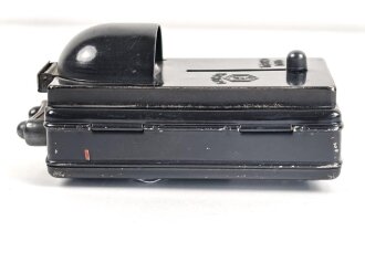 Taschenlampe "Daimon Telko Duo" Originallack, Eigentumsvermerk " Reichsbahndirektion Stuttgart"  Funktion nicht geprüft