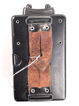 Taschenlampe "Daimon Telko Duo" Originallack, Eigentumsvermerk " Reichsbahndirektion Stuttgart"  Funktion nicht geprüft