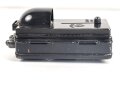 Taschenlampe "Daimon Telko Duo" Originallack, Eigentumsvermerk " Reichsbahndirektion Stuttgart"  Funktion nicht geprüft