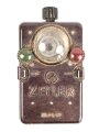 Taschenlampe "Zeiler 4640" aus brauner Preßmasse.Ungereinigt. Funktion nicht geprüft
