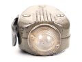 Dynamo Taschenlampe Wehrmacht, Gefertigt in Holland unter deutscher Besatzung. Funktioniert