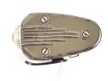 Dynamo Taschenlampe Wehrmacht, Gefertigt in Holland unter deutscher Besatzung. Funktioniert