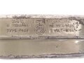 Dynamo Taschenlampe Wehrmacht, Gefertigt in Holland unter deutscher Besatzung. Funktioniert