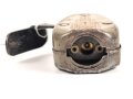 Dynamo Taschenlampe Wehrmacht, Gefertigt in Holland unter deutscher Besatzung.  Birnchen und abdeckung fehlt, Funktion nicht geprüft