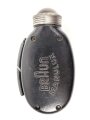 Dynamo Taschenlampe aus brauner Preßmasse. Hersteller "MANULUX" Funktioniert.