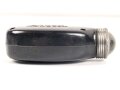 Dynamo Taschenlampe aus brauner Preßmasse. Hersteller "MANULUX" Funktioniert.