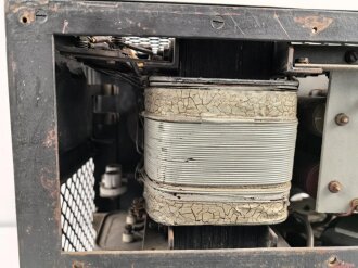 Sendegleichrichter S.Gl.T 100 datiert 1941. Optisch einwandfrei, Funktion nicht geprüft. Stromversorgung für 100 Watt Sender