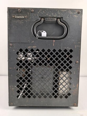 Sendegleichrichter S.Gl.T 100 datiert 1941. Optisch einwandfrei, Funktion nicht geprüft. Stromversorgung für 100 Watt Sender