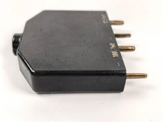 Stecker für Senderanschluß am Sendegleichrichter S.Gl.T 100 ,  Stromversorgung für 100 Watt Sender