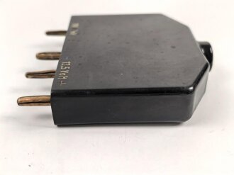 Stecker für Senderanschluß am Sendegleichrichter S.Gl.T 100 ,  Stromversorgung für 100 Watt Sender