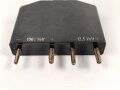 Stecker für Senderanschluß am Sendegleichrichter S.Gl.T 100 ,  Stromversorgung für 100 Watt Sender