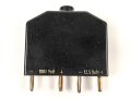 Stecker für Senderanschluß am Sendegleichrichter S.Gl.T 100 ,  Stromversorgung für 100 Watt Sender