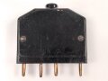 Stecker für Senderanschluß am Sendegleichrichter S.Gl.T 100 ,  Stromversorgung für 100 Watt Sender